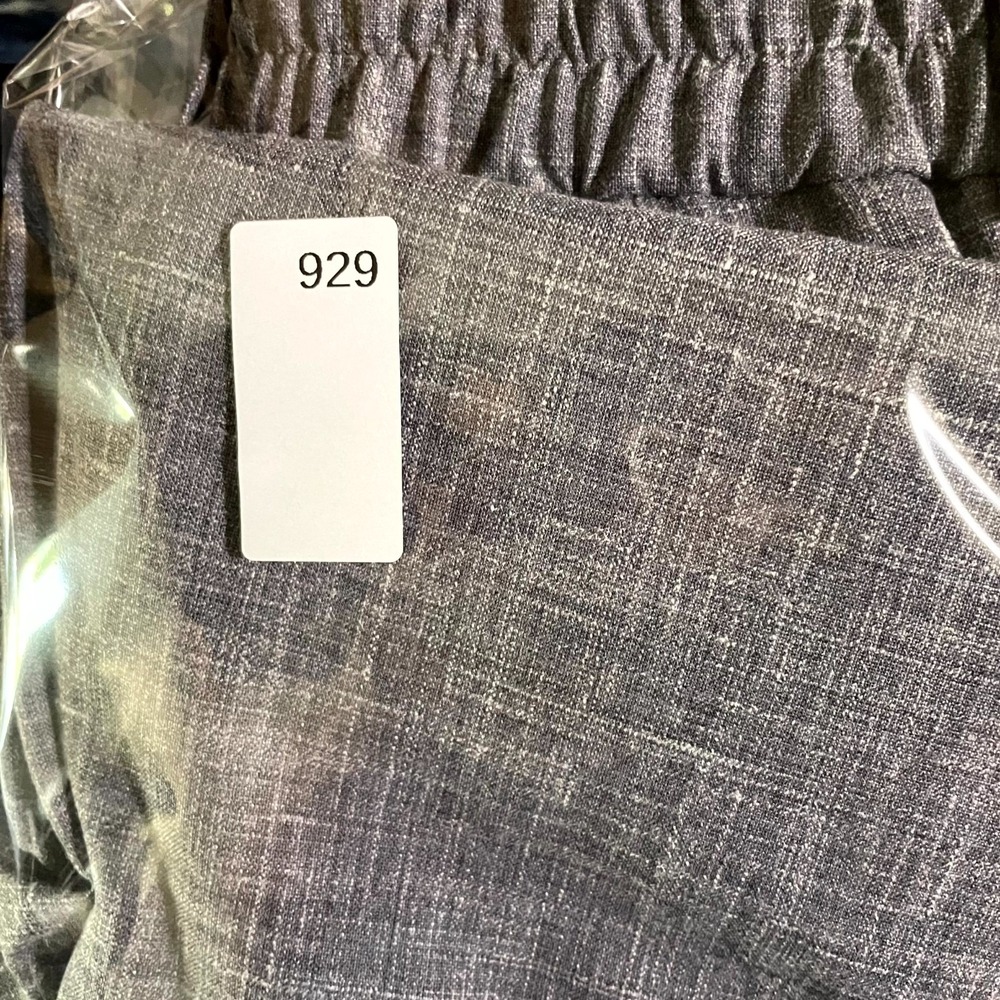Ted Baker Jem Textured Dress Pants Mens 35 Light Gray Wool Stretch TB605059 - Picture 15 of 15